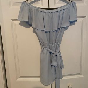 f21 light blue romper